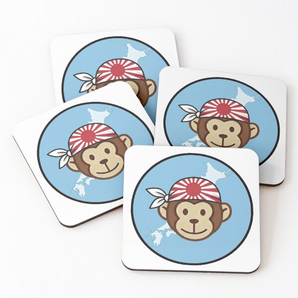 Item preview, Japan - Hachimaki Headband – Travel Monkey – Circle Badge Design designed and sold by MyMonkeyMerch.