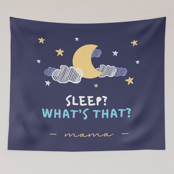 Item preview, Sleep? What’s That? Mama – Funny Mom Life Sleep Deprived Mother Design designed and sold by Gawii.