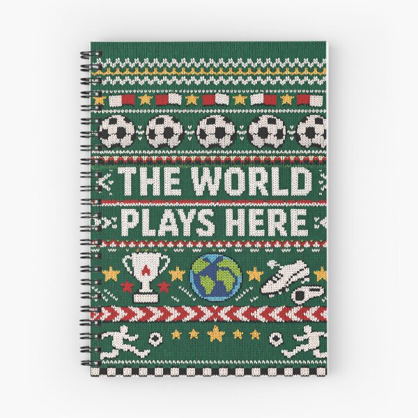 Item preview, The World Plays Here: Aesthetic Football Knitting Pattern Design designed and sold by Mauswohn.