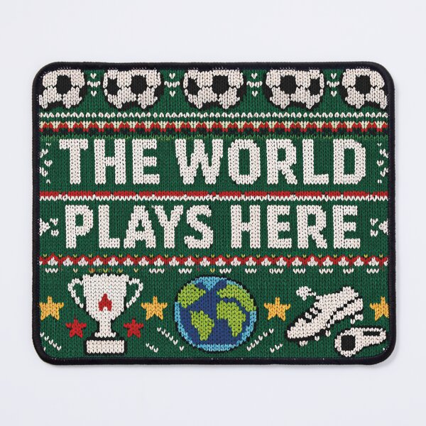 Item preview, The World Plays Here: Aesthetic Football Knitting Pattern Design designed and sold by Mauswohn.