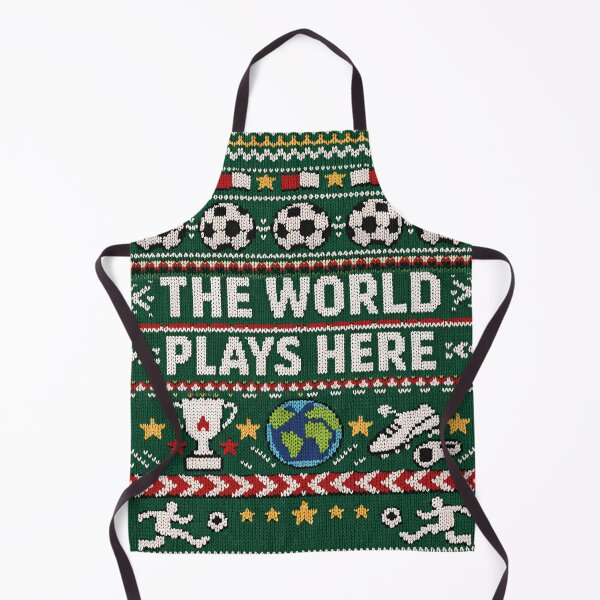 Item preview, The World Plays Here: Aesthetic Football Knitting Pattern Design designed and sold by Mauswohn.