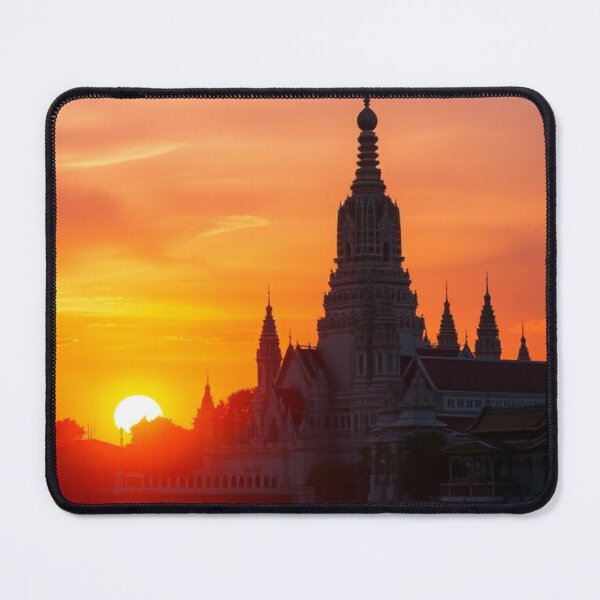 Item preview, Traditional Boat at Wat Arun Sunset designed and sold by Vida e Arte.