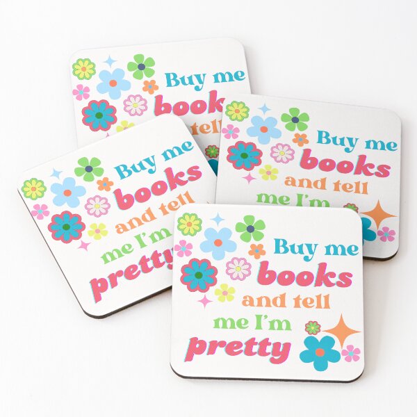 Item preview, Buy me books and tell me I'm pretty designed and sold by LibrarianLauren.
