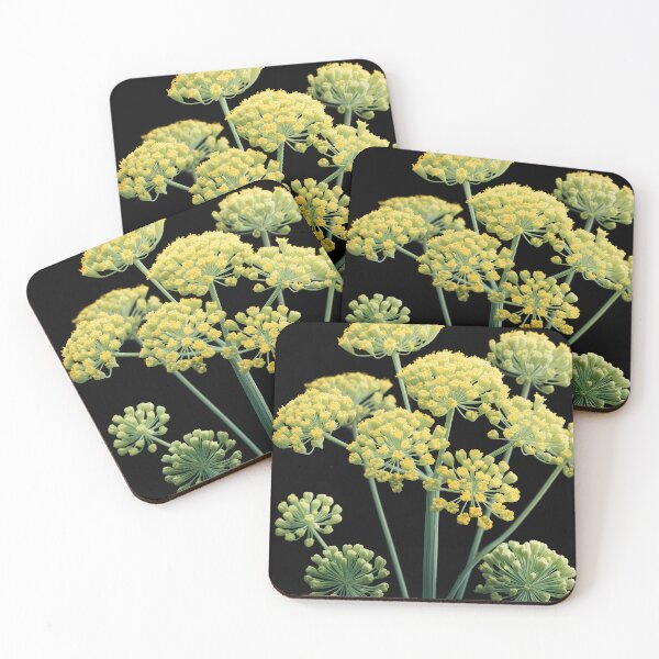 Item preview, Dill Flower Macro – Yellow Dill Blossom Botanical Art designed and sold by Mindrender.