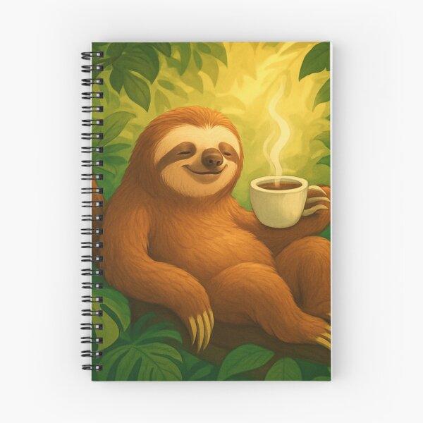 Item preview, Coffee Time Sloth – Cute & Funny Gifts for Coffee Lovers designed and sold by GIFTSHOPRED.