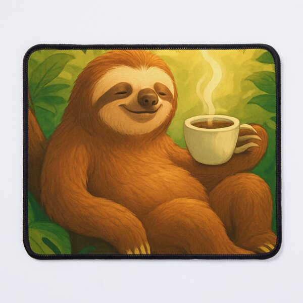 Item preview, Coffee Time Sloth – Cute & Funny Gifts for Coffee Lovers designed and sold by GIFTSHOPRED.