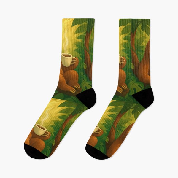 Item preview, Coffee Time Sloth – Cute & Funny Gifts for Coffee Lovers designed and sold by GIFTSHOPRED.