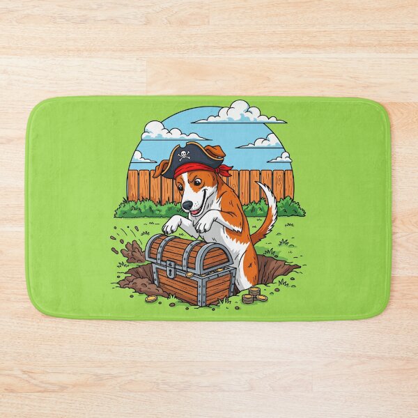 Item preview, Pirate Dog Treasure designed and sold by SillyPawsStudio.