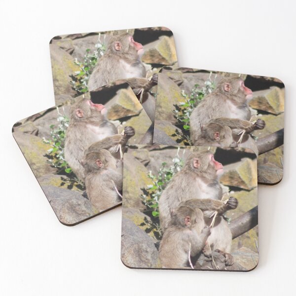 Item preview, Snow Monkey Mother and Child designed and sold by Jane McDougall.