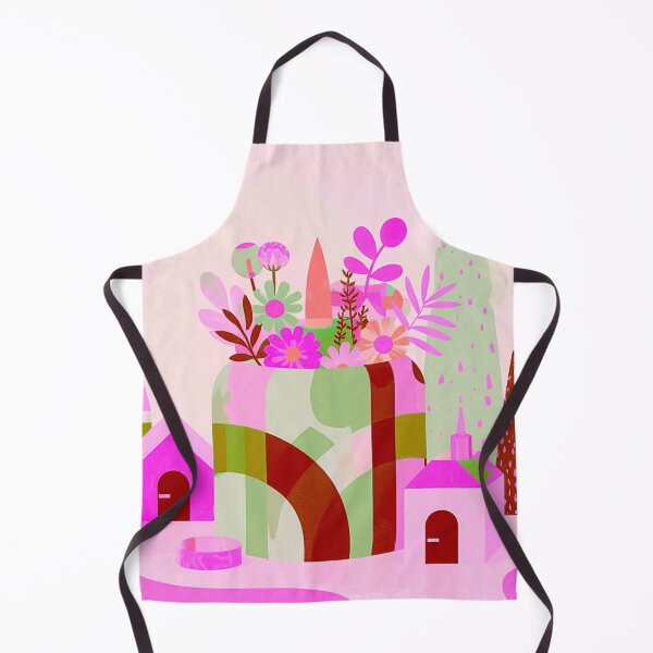 Item preview, Whimsical Floral Village designed and sold by joycrysstudio.