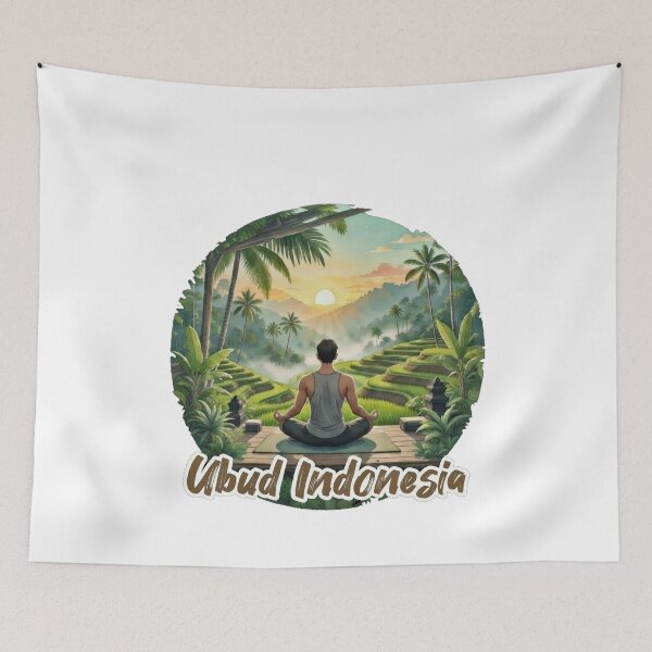 Item preview, Ubud Rice Terraces, Bali Indonesia designed and sold by Dikshant Goyal.