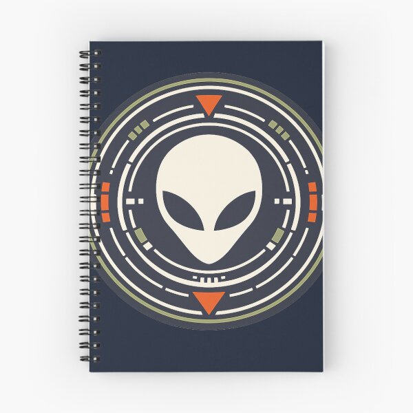 Item preview, Alien Tech Emblem – Futuristic UFO Signal Interface | Sci-Fi Alien Head Symbol designed and sold by JonelCrafts.