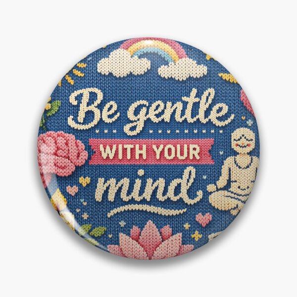 Artikelvorschau, Be gentle with your mind: Ästhetisches Achtsamkeit Strickdesign entworfen und verkauft von Mauswohn.