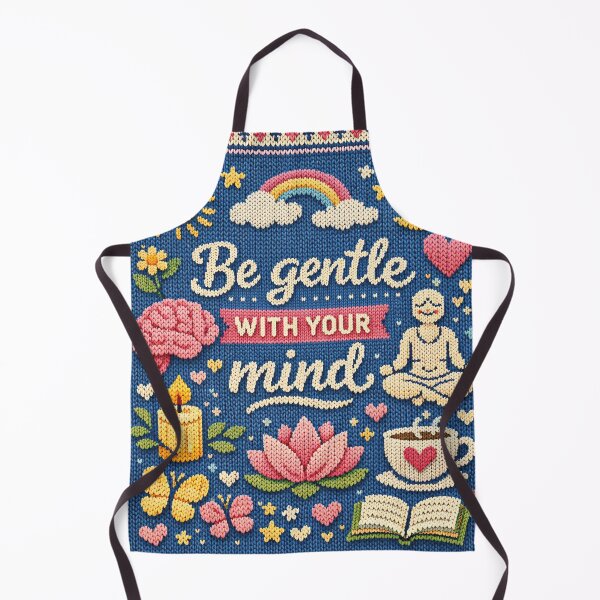 Artikelvorschau, Be gentle with your mind: Ästhetisches Achtsamkeit Strickdesign entworfen und verkauft von Mauswohn.