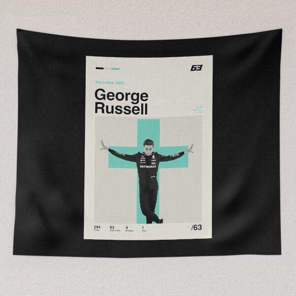 Item preview, George Russell Modern Mid Century  designed and sold by Grafeetee.