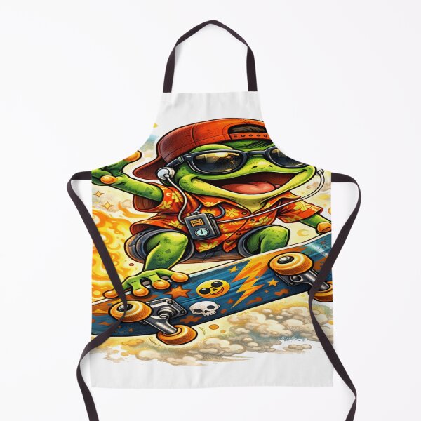 Item preview, Cool Skate Frog designed and sold by DinsignStudio.