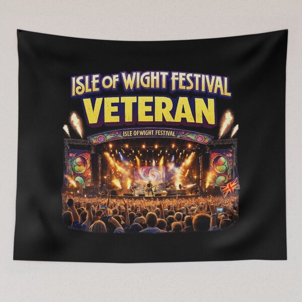 Item preview, Isle of Wight Festival Veteran – UK Music Festival Crowd Design designed and sold by GarnerSupplyCo.