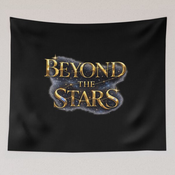 Item preview, Beyond the Stars - Elegant Gold Cosmic Typography designed and sold by MKreative Studio.
