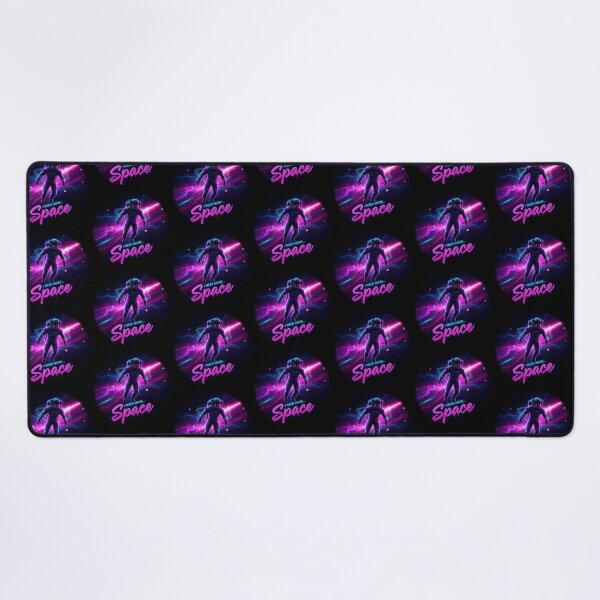 Item preview, I Need More Space Neon Astronaut Galaxy Retro Futuristic Design designed and sold by PixelGrafiks.