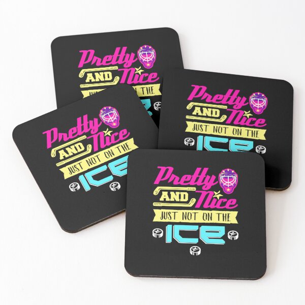 Item preview, Girls Hockey Pretty And Nice Just Not On The Ice designed and sold by Grafeetee.