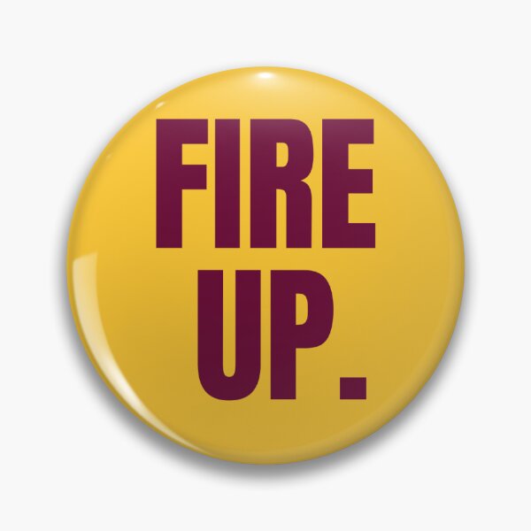 Item preview, Fire up button designed and sold by Kit14Design.