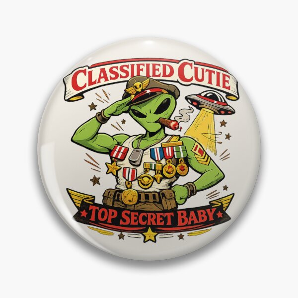 Artikelvorschau, Geheime Alien-Figur – Streng geheimes Baby-UFO, lustiges Militär-Alien-T-Shirt entworfen und verkauft von JonelCrafts.