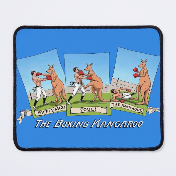 Item preview, The Boxing Kangaroo designed and sold by Corinne Alexa Jackson.