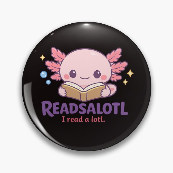 Item preview, Readsalotl – Cute Axolotl Reading Book | Funny Book Lover Axolotl Design designed and sold by FrameFlow.
