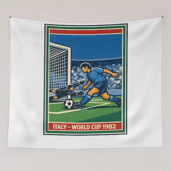 Item preview, Italy – World Cup 1982 | Retro Football designed and sold by WhisperFrame.