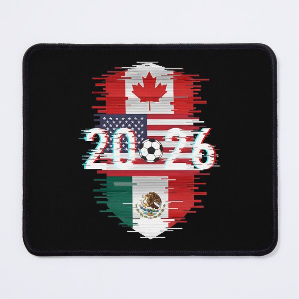 Item preview, Glitched United 2026 - North America Emblem designed and sold by Grafeetee.