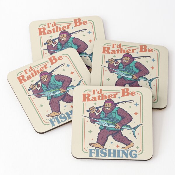 Item preview, Bigfoot I'd Rather Be Fishing. #3 designed and sold by EunsooLee.