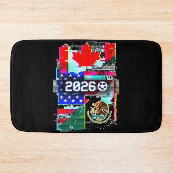 Item preview, Glitched United 2026 - North America Tournament  Emblem designed and sold by Grafeetee.