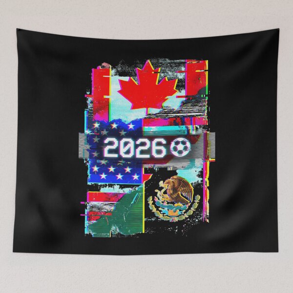 Item preview, Glitched United 2026 - North America Tournament  Emblem designed and sold by Grafeetee.