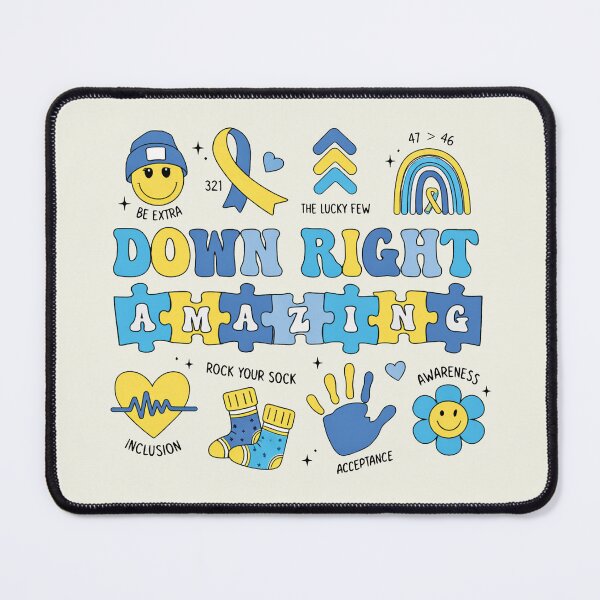 Item preview, Down Right Amazing, Down Syndrome Awareness, Inclusion, Down Syndrome, Extra Chromosome Coquette designed and sold by Naviiraart.