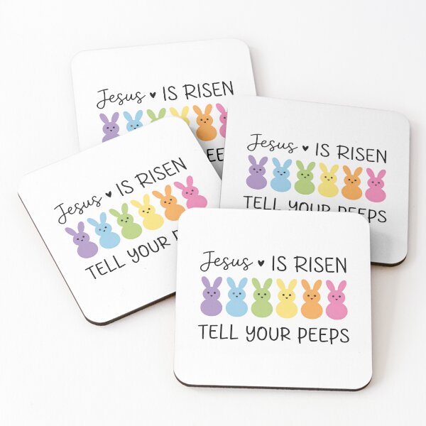 Item preview, Jesus Is Risen Tell Your Peeps, Funny Easter, Easter Religious, Cute Baseball designed and sold by Naviiraart.