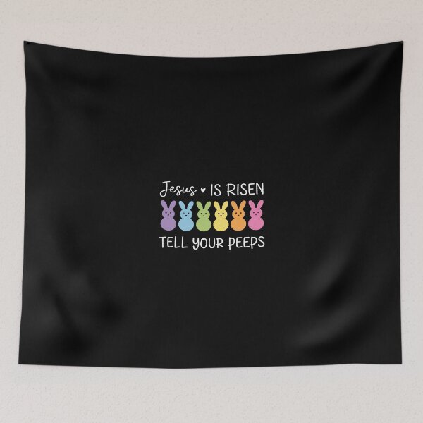 Item preview, Jesus Is Risen Tell Your Peeps, Funny Easter, Easter Religious, Cute Baseball 2 designed and sold by Naviiraart.