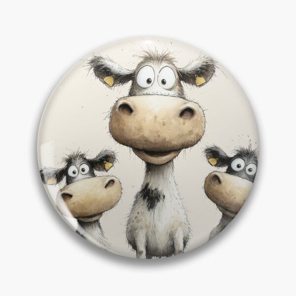 Item preview, CoW PRiNT, ANiMaL PRiNT ' Moos and Coos ' BY SHiRLeY MacARTHuR designed and sold by Shirley MacArthur Art.
