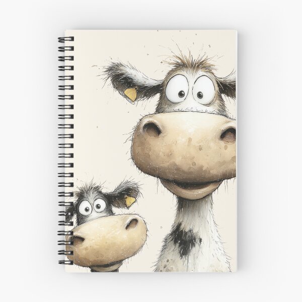Item preview, CoW PRiNT, ANiMaL PRiNT ' Moos and Coos ' BY SHiRLeY MacARTHuR designed and sold by Shirley MacArthur Art.