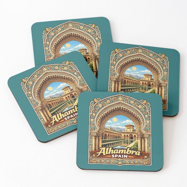 Item preview, Alhambra Moorish Arch Granada Spain designed and sold by Myra365Art.