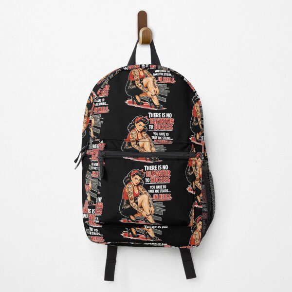Item preview, Pin-Up Retro Print: Success in Heels & Tattoos designed and sold by Pineapple-Tree.