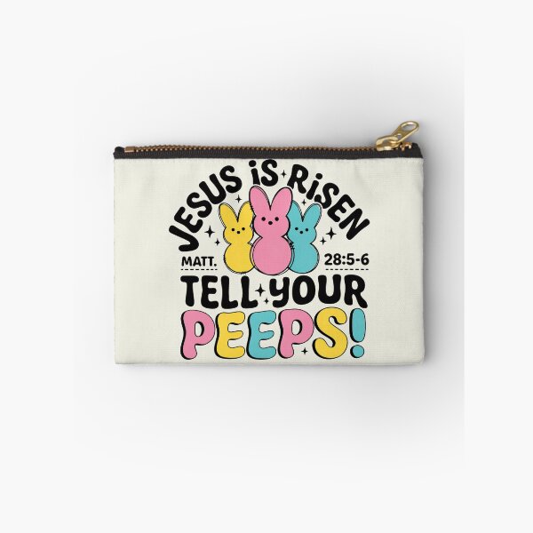 Item preview, Tell Your Peeps Easter: He Is Risen, Funny Easter Day, Cute Bunny designed and sold by Naviiraart.