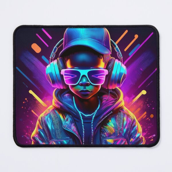 Item preview, Neon DJ Streetwear Headphones Aesthetic – Cyberpunk Music Lover Design designed and sold by Luvahawb.