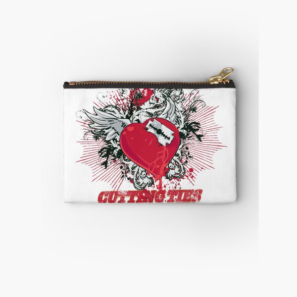 Item preview, Cutting Ties - Edgy Razor Blade Bleeding Heart Goth Art designed and sold by snapifyprints.