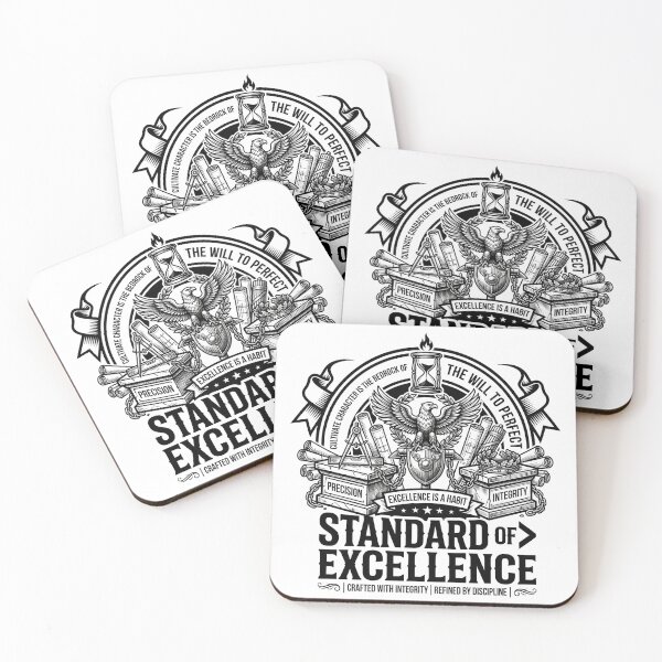 Item preview, Standard of Excellence - Professionalism & Integrity Badge designed and sold by MotionBanana Art.