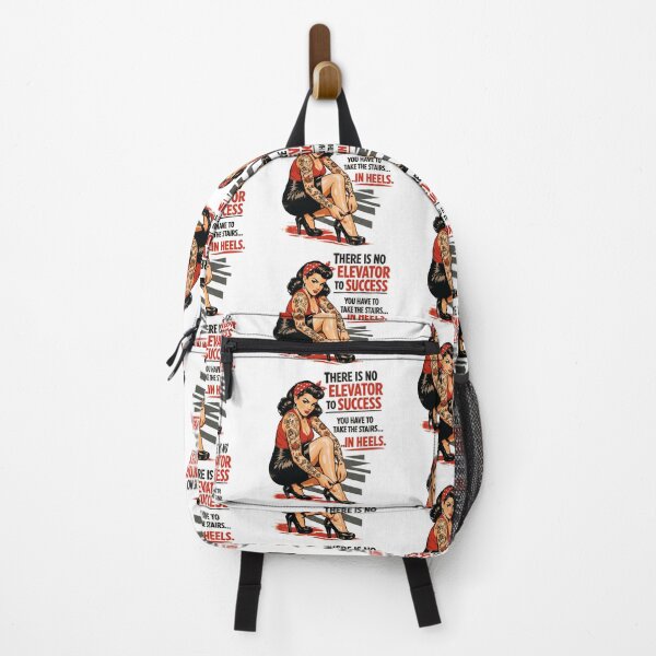 Item preview, Pin-Up Retro Print: Success in Heels & Tattoos designed and sold by Pineapple-Tree.
