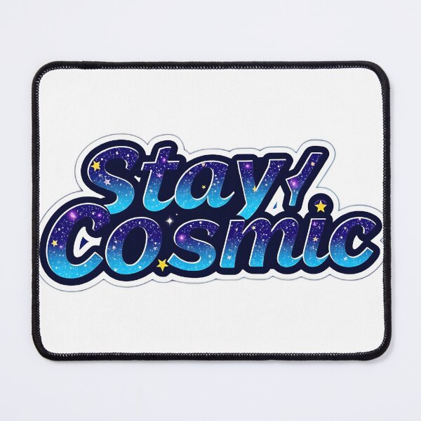 Item preview, Stay Cosmic Retro Futuristic Typography Tee – Vibrant Space-Inspired Design designed and sold by PrintMadog.