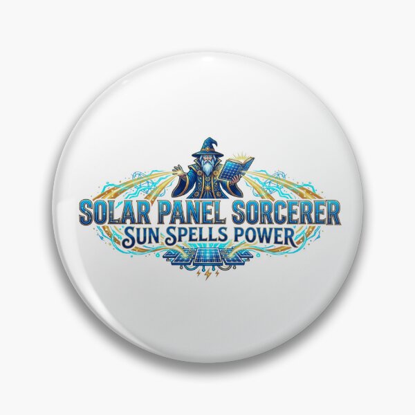Item preview, Solar Panel Sorcerer: Sun Spells Power – Magic Energy Logo designed and sold by RDproject.