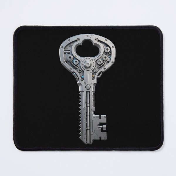 Item preview,  Futuristic Mechanical Key – Cyberpunk Steampunk Design designed and sold by FrenchRomani.