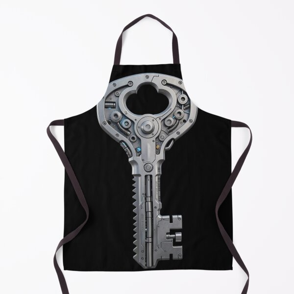 Item preview, Futuristic Mechanical Key – Cyberpunk Steampunk Design designed and sold by FrenchRomani.