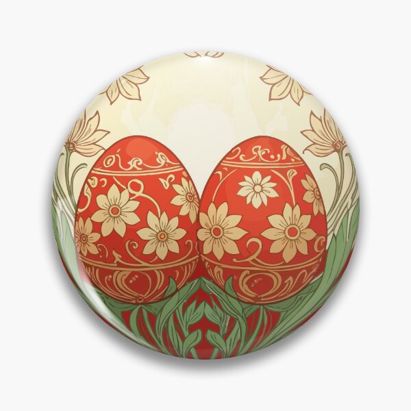 Item preview, Spring Renewal Eggs Art Nouveau Persian Design designed and sold by taiche.